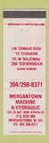 Matchbook Cover - Turf Motel Charlestown WV
