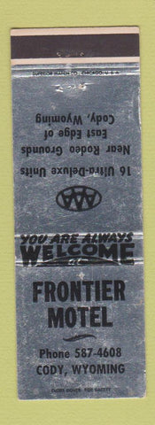 Matchbook Cover - Frontier Motel Cody WY WEAR