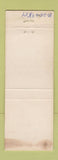 Matchbook Cover - Sanders' Motel Romney WV WEAR