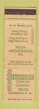 Matchbook Cover - Shenandoah Hotel Martinsburg WV