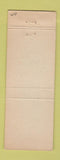 Matchbook Cover - Hermitage Hotel Petersburg WV