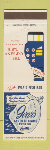 Matchbook Cover - Ivar's Seattle WA