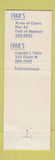 Matchbook Cover - Ivar's Seattle WA