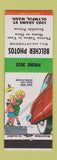 Matchbook Cover - Belcher Photography Olympia WA