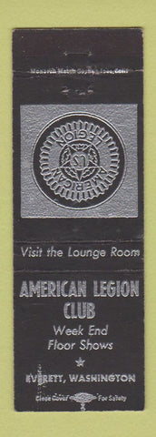 Matchbook Cover - American Legion Everett WA