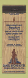 Matchbook Cover - Daniel Boone Hotel Charleston WV