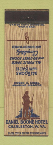 Matchbook Cover - Daniel Boone Hotel Charleston WV