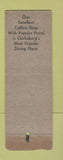 Matchbook Cover - Hotel Stonewall Jackson Clarksburg WV WEAR