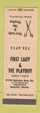 Matchbook Cover - First Lady and The Playboy Seattle WA salon