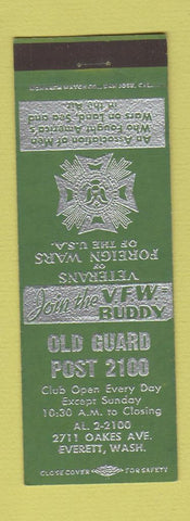 Matchbook Cover - American Legion Everett WA