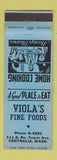 Matchbook Cover - Viola's Restaurant Centralia WA