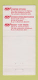 Matchbook Cover - 1956 Oldsmobile Miller's Mechanicsburg PA 30 Strike