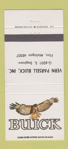 Matchbook Cover - Vern Parsell Buick Flint MI 30 Strike