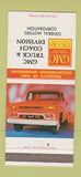 Matchbook Cover - GMC Trucks Coach Division 30 Strike