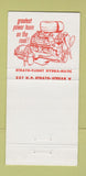 Matchbook Cover - 1956 Pontiac Hungerford Sault Ste Marie MI 30 Strike