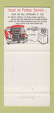 Matchbook Cover - JT Bryan Pontiac Seaford DE Bonneville 30 Strike