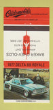 Matchbook Cover - 1977 Oldsmobile Chverolet Arnprior ON 30 Strike