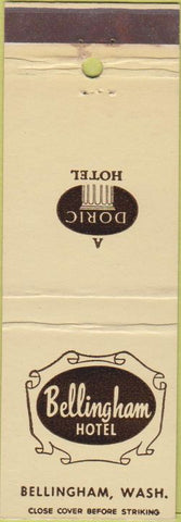 Matchbook Cover - Bellingham Hotel WA