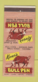 Matchbook Cover - Kover's Bull Pen Pacoima Sherman Oaks CA 30 Stick