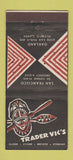 Matchbook Cover - Trader Vic's Tiki San Francisco Oakland CA 30 Stick