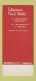 Matchbook Cover - El Rancho Hotel Sacramento CA 30 Stick