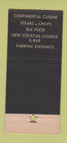 Matchbook Cover - The Chesapeake House New York City 30 Stick
