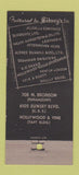 Matchbook Cover - Sidney's Importers Hollywood CA 30 Stick