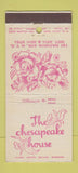 Matchbook Cover - The Chesapeake House New York City 30 Stick