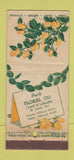 Matchbook Cover - Park Floral Flowers St Louis MO 30 Stick