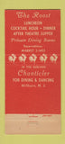 Matchbook Cover - The Roost Newark NJ rooster 30 Stick
