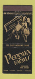 Matchbook Cover - Perona Farms Andover NJ restaurant rooster 30 Stick