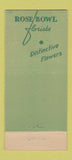 Matchbook Cover - Rose Bowl Flowers Seattle WA 30 Stick