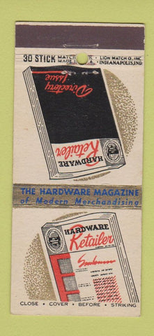 Matchbook Cover - Hardware Retailer Magazine 30 Stick