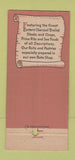 Matchbook Cover - El Adobe De Capistrano San Juan Capistrano CA 30 Stick