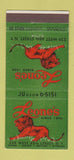 Matchbook Cover - Leone's Restaurant New York City 30 Stick