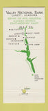 Matchbook Cover - Valley NATional Bank Lanett AL rabbit 30 Stick