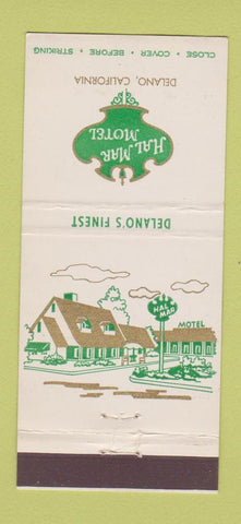 Matchbook Cover - Hal Mar Motel Delano CA 30 Stick