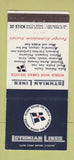 Matchbook Cover - Isthmian Lines Shipping 30 Stick