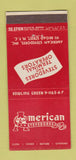 Matchbook Cover - American Stevedores Inc New York City Cargo WEAR 30 Stick