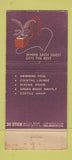 Matchbook Cover - Motel Fresno CA girlie 30 Stick