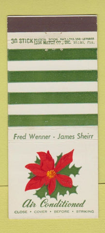 Matchbook Cover - Gray's Inn Miami Beach FL 30 Stick