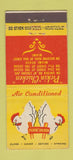 Matchbook Cover - Pickin' Chicken Miami Beach FL 30 Stick