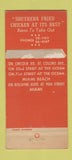 Matchbook Cover - Pickin' Chicken Miami Beach FL 30 Stick