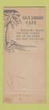 Matchbook Cover - Dolphin Room Sea Shore Cafe San Clemente CA 30 Stick