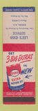 Matchbook Cover - Esso oil gas Lee's Elmira NY