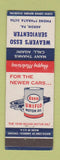 Matchbook Cover - Weaver's Esso oil gas Akron PA