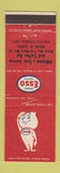 Matchbook Cover - Esso oil gas Atkinson's Reece's Corners ON