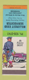 Matchbook Cover - Hillcrest Esso oil gas Johnson City TN
