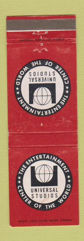 Matchbook Cover - Universal Studios Movies WEAR