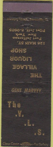 Matchbook Cover - Village Liquor Shop Port Jefferson NY